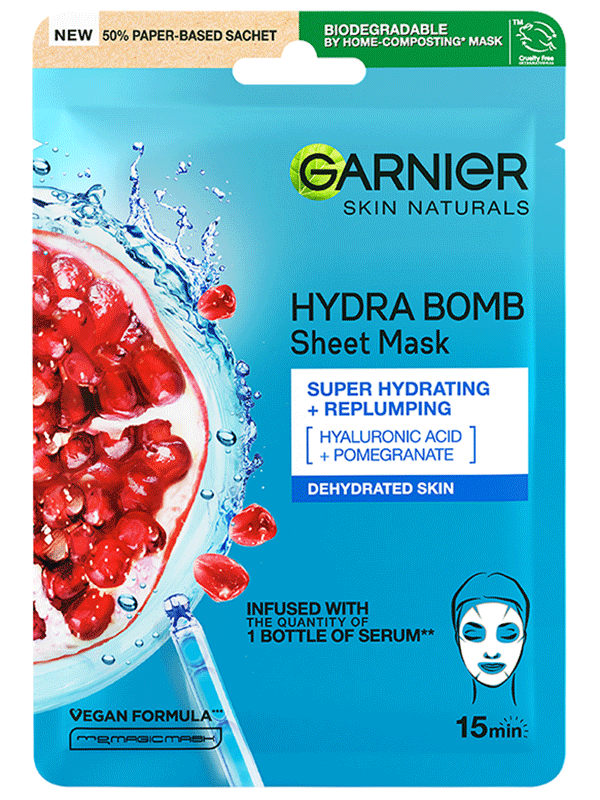 Hydra Bomb textilní maska s granátovým jablkem